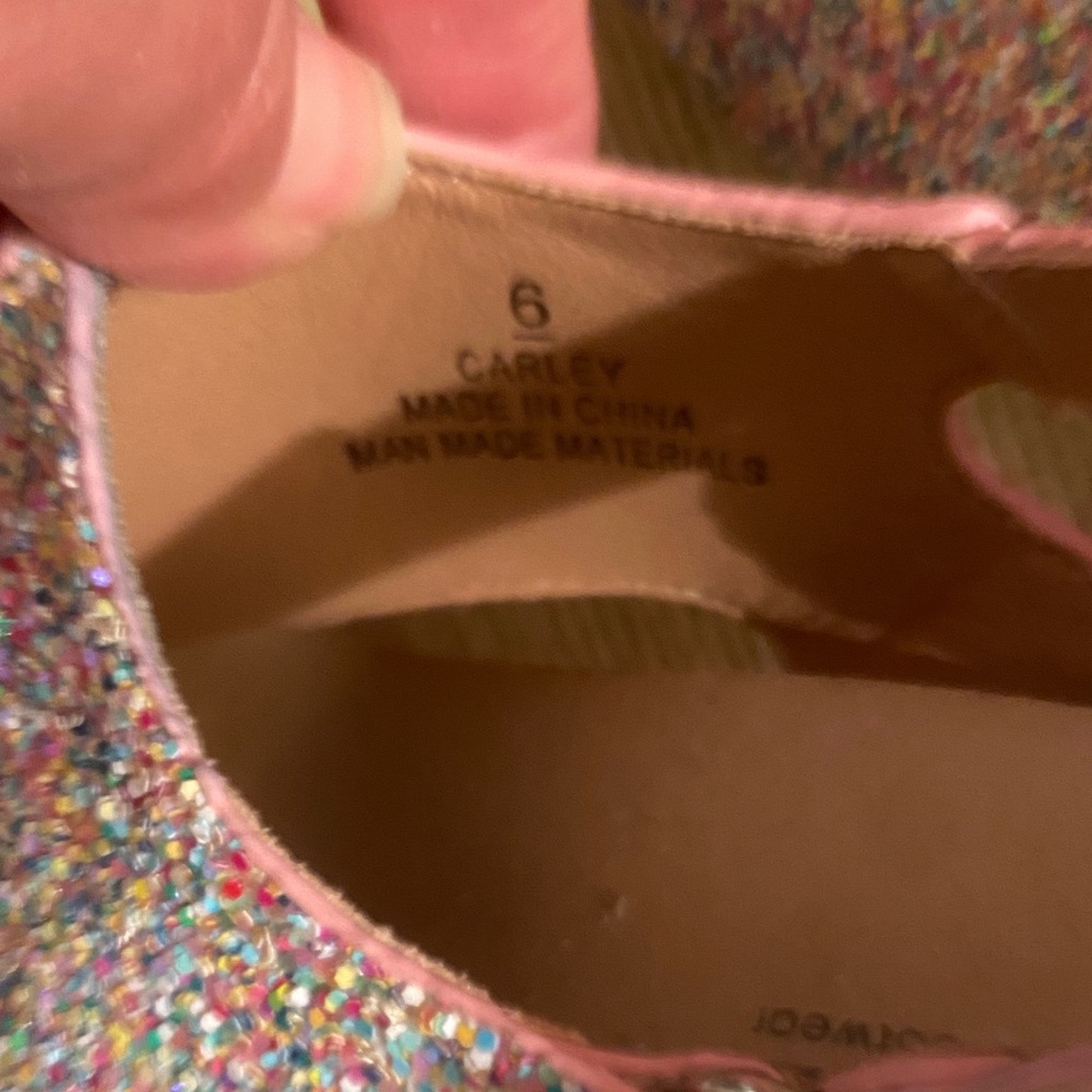 Corkys Pink Multi-Color Confetti Wedges. Good Condition. Size 6 Gorgeous Sandals - Picture 10 of 10